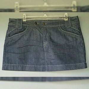 Hot Kiss Skirts - Hot Kiss Mini Jean Skirt Dark Wash Hot Kiss Skirts - Hot Kiss Mini Jean Skirt Dark Wash